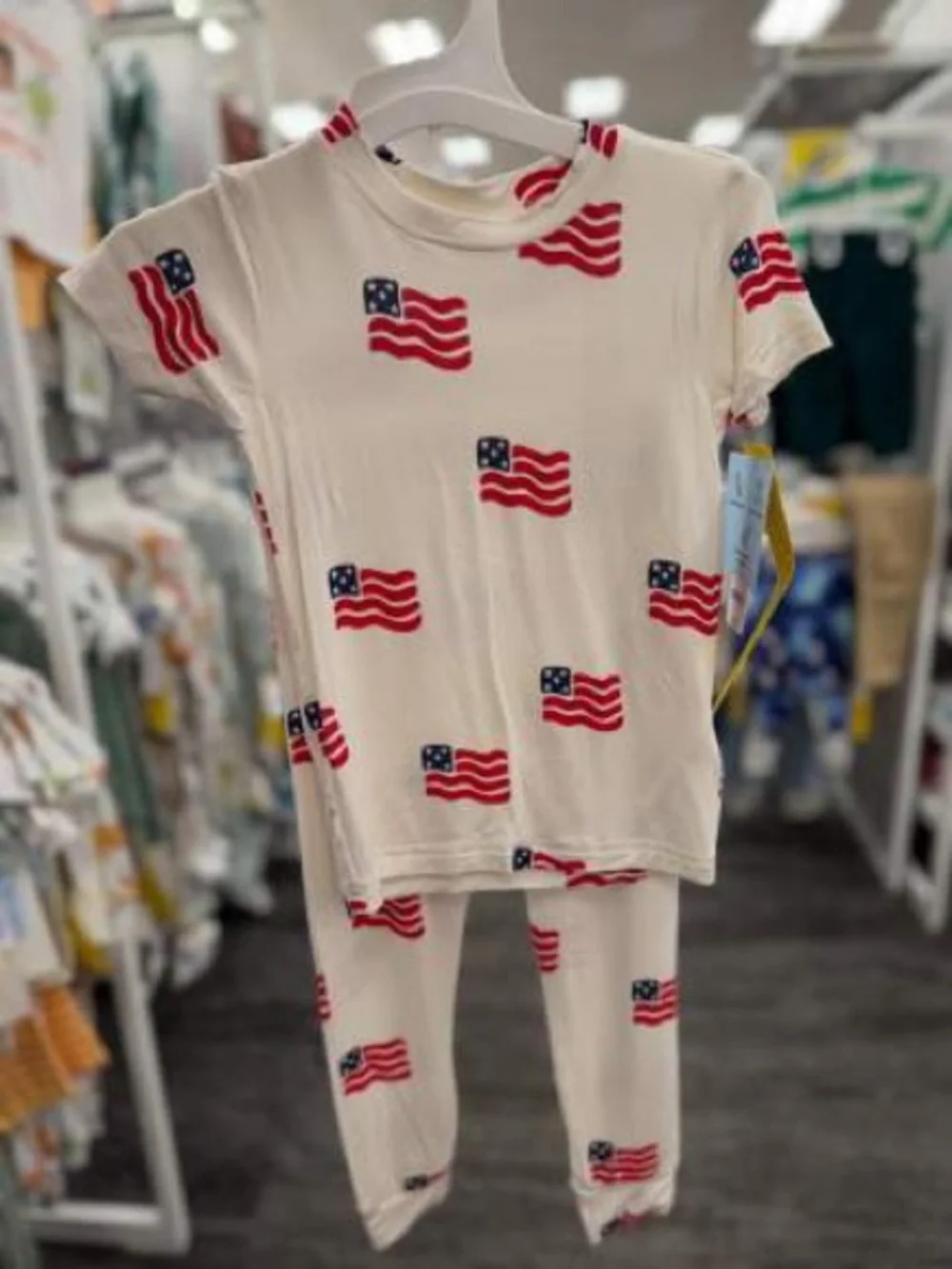 Carter’s Baby 2 Piece Short Sleeve Flag Tight Fit PJ Set - NWT - Size 12 months
